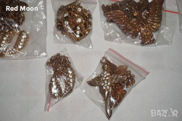 Лот от 16 различни железни синджира и 3 декоративни пискюла, снимка 9 - Колиета, медальони, синджири - 48905708