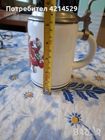 Немска порцеланова халба, снимка 5 - Колекции - 52427852