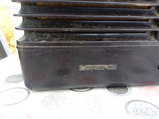 LORENZ super 10 A 1941г. бакелитово радио, снимка 3 - Радиокасетофони, транзистори - 38806368