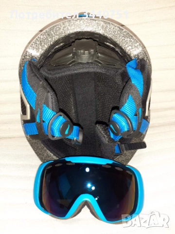 Детска каска и очила за ски и сноуборд, снимка 2 - Зимни спортове - 52237919