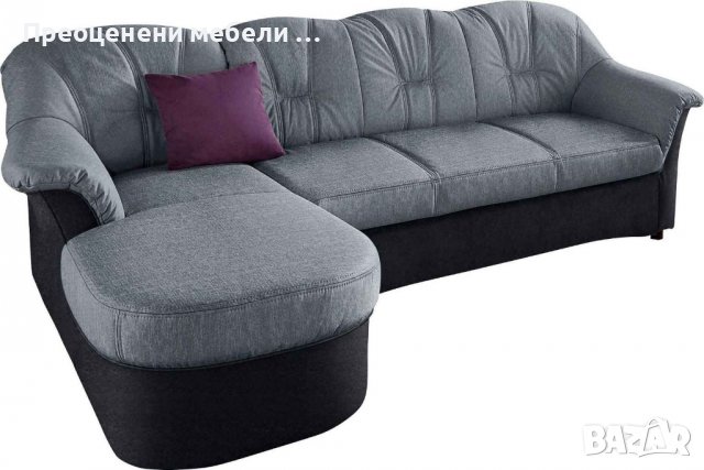 Ъглов диван от Domo collection "Flores" внос от Германия неразтегателен., снимка 1 - Дивани и мека мебел - 39188559