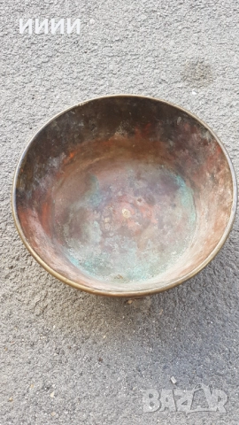 Медна тава купа паланца за кантар 