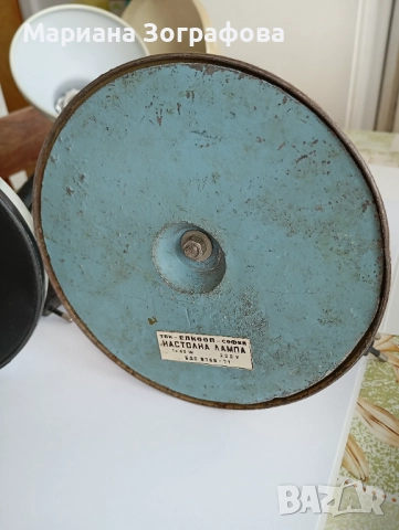 Стари настолни лампи, - и Керамични изделия, снимка 4 - Други ценни предмети - 48733495