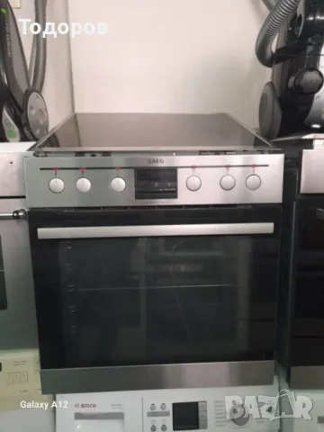 Фурна за вграждане комплект с плот с котлони AEG, снимка 1