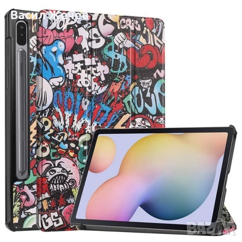 Калъф-Techsuit - FoldPro - Samsung Galaxy Tab S7 Plus / S8 Plus / S7 FE - Urban Vibe, снимка 2 - Калъфи, кейсове - 53328356