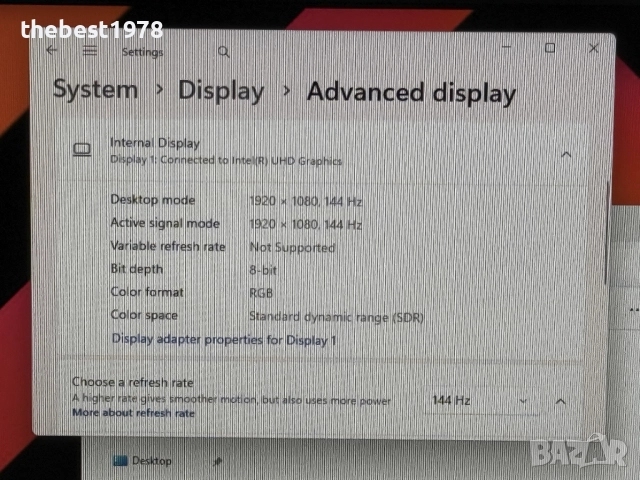 17.3 HP Omen`i7-11800H/RTX 3070/16GB RAM/512GB SSD/FHD IPS 144Hz, снимка 10 - Лаптопи за игри - 52797397