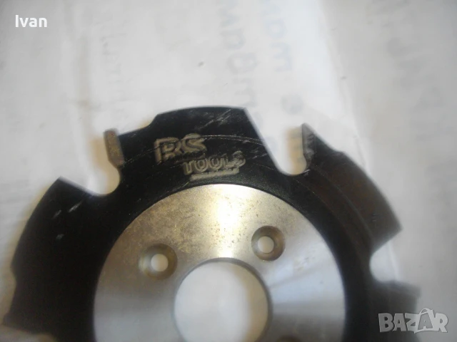 НИДЕРЛАНДСКИ ДИСК ЗА БИСКВИТ МАШИНА НУТ ФРЕЗА 100Х4Х22мм BS TOOOLS ПОЧТИ НОВ С ТВЪРДОСПЛАВНИ ЧАСТИЦИ, снимка 5 - Други инструменти - 51000521