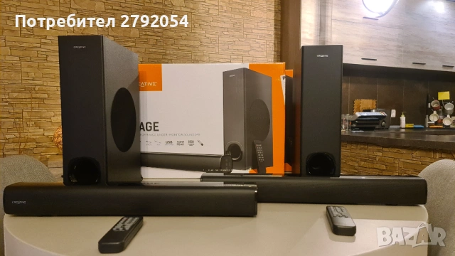 Саундбар за компютър или телевизор Creative Stage V.1, снимка 2 - Тонколони - 53515213