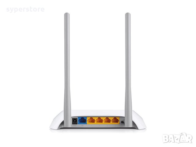 Рутер безжичен  Router TP-Link TL-WR840N Wi-Fi N 300Mbps с 2 мощни външни антени x5 dBi, снимка 2 - Рутери - 22434639
