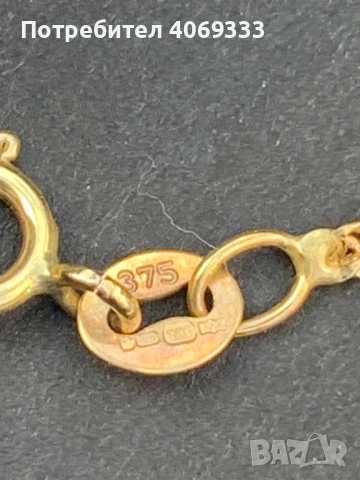 Златно колие с висулка 3.23гр 9к , снимка 3 - Колиета, медальони, синджири - 50833062