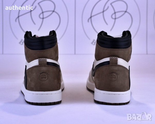 Nike Air Jordan 1 x Travis Scott, Travis Scott Fragment Мъжки Дамски Маратонки, снимка 15 - Ежедневни обувки - 34310745