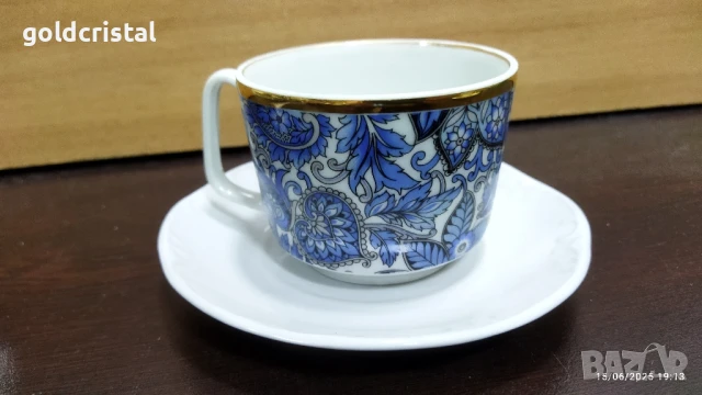 Стар български порцелан изида кашмир , снимка 2 - Антикварни и старинни предмети - 50477330