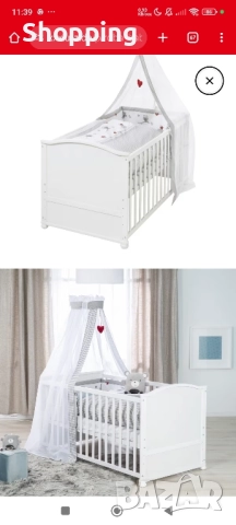 Детско/бебешко легло, снимка 2 - Бебешки легла и матраци - 52374088