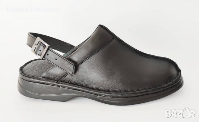 ЕСТЕСТВЕНА кожа- габровско мъжко сабо с каишка модел 310, снимка 3 - Ежедневни обувки - 32265499