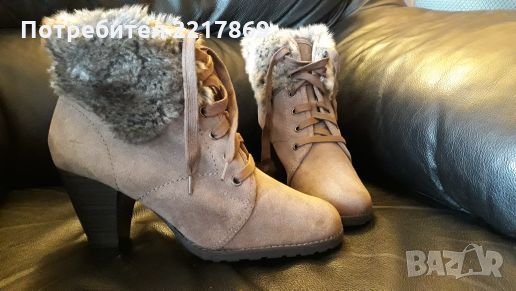   Немски боти "Tamaris "N40 естествена кожа , снимка 2 - Дамски боти - 27531013