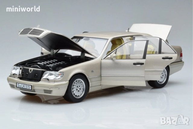 Mercedes-Benz S600 W140 1997 - мащаб 1:18 на NOREV моделът е нов в кутия, снимка 2 - Колекции - 40833186