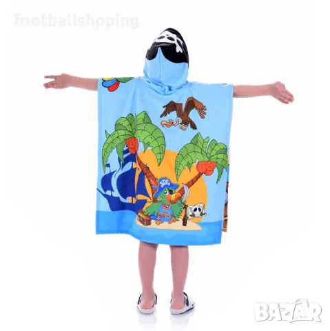 Детски хавлии за плаж и баня със забавни щампи 5 варианта, снимка 8 - Хавлии и халати - 49543825