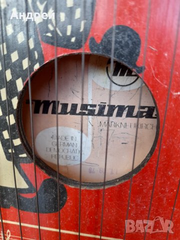 Стара Цитра Musima, снимка 3 - Други ценни предмети - 38372138