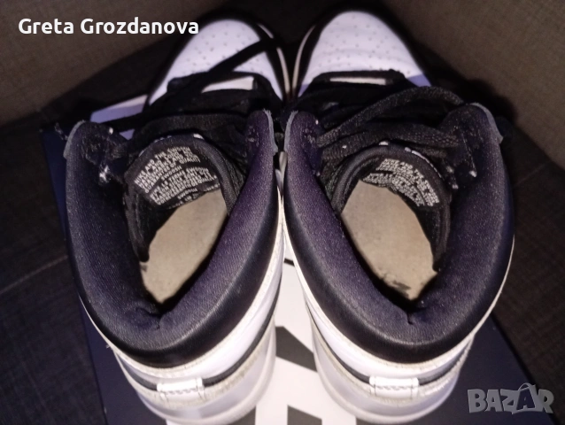 Nike air Jordan 1 high оригинални кецове с оригинална кутия , снимка 11 - Ежедневни обувки - 53123548