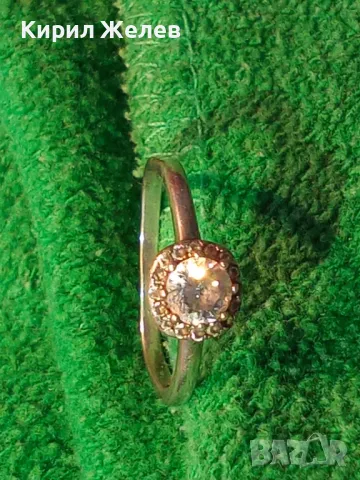СКЪПОЦЕНЕН СРЕБЪРЕН ПРЪСТЕН РОДИРАНО СРЕБРО 925 с ГОЛЯМ ЮВЕЛИРНО ФАСЕТИРАН ЦИРКОН 45569, снимка 13 - Пръстени - 46266320