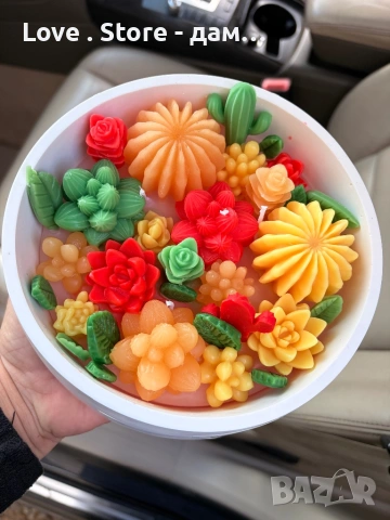 Голяма кашпа свещ , снимка 3 - Декорация за дома - 53503104