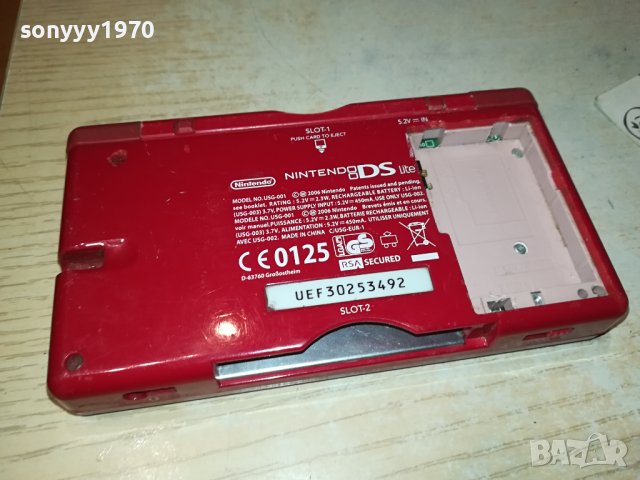 NINTENDO DS LITE RED 0701241712, снимка 6 - Nintendo конзоли - 43699288