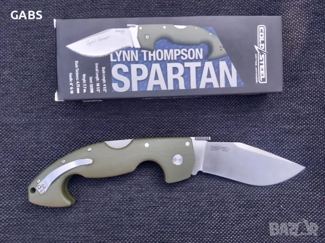 Сгъваем нож Cold Steel SPARTAN Lynn Thompson, снимка 2 - Ножове - 49334109