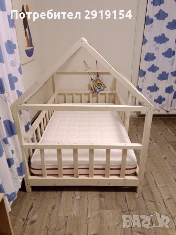 Детско легло тип къщичка, снимка 2 - Спални и легла - 35404386