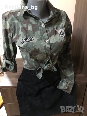 Сет риза и пола/милитъри , снимка 1 - Комплекти - 39489546