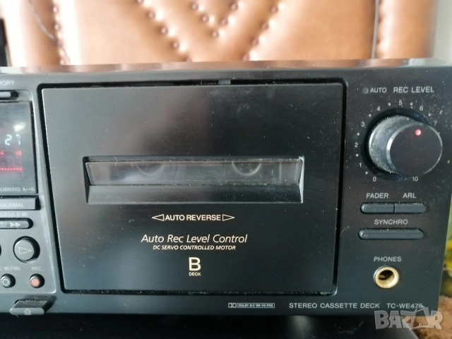 Двукасетъчен дек SONY TC-WE475, снимка 4 - Декове - 51662168