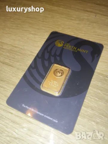 Златно кюлче 5 грама Perth Mint, снимка 6 - Други - 47609610