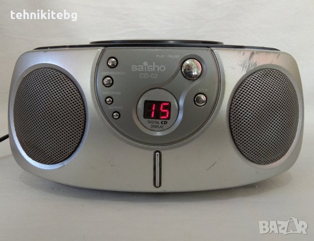 ⭐⭐⭐ █▬█ █ ▀█▀ ⭐⭐⭐ Saisho CD-02 - микро системка със CD плеър (буумбокс), снимка 1 - Аудиосистеми - 27301429