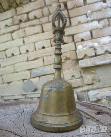 Ваджра – символ на несъкрушимата сила, камбана месинг метал бронз бронз, снимка 2 - Други ценни предмети - 33341894