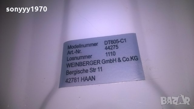 WEINBERGEN GERMANY-КАНТАР-ВНОС ШВЕИЦАРИЯ, снимка 16 - Уреди за диагностика - 27442606