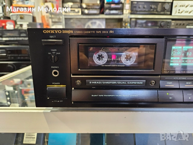 Касетен дек Onkyo Integra TA-2570 В отлично техническо и визуално състояние., снимка 3 - Декове - 34545082