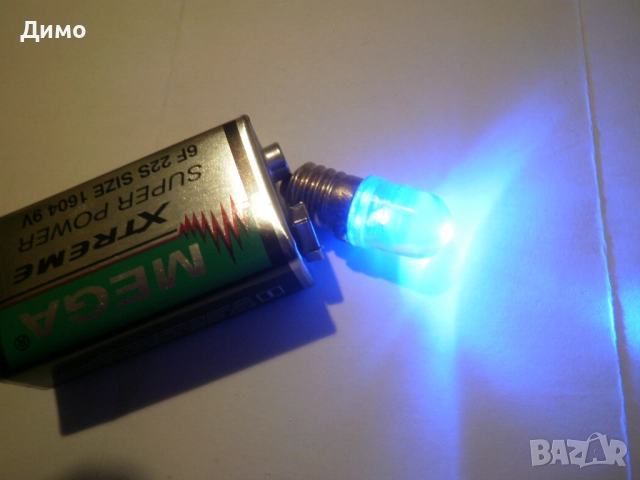 LED Е10 крушки- 5,5 до 20V захранване, снимка 3 - Крушки - 52957196