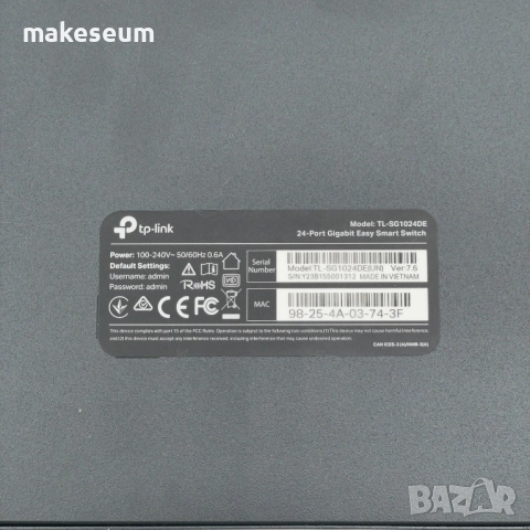 TP-Link TL-SG1024DE управляем 24 портов суич, снимка 3 - Рутери - 52254860