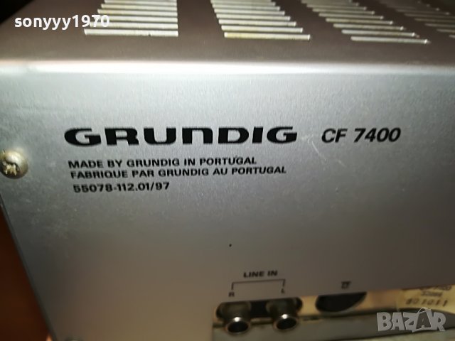 GRUNDIG CF 7400 DECK-ВНОС SWISS 2610221947, снимка 15 - Декове - 38463219