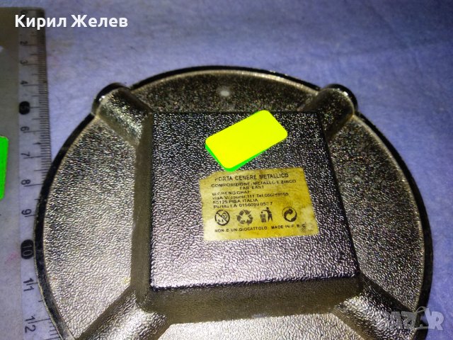 СТАР ЦИНКОВ ПЕПЕЛНИК СУВЕНИР от ИТАЛИЯ с ИЗГЛЕДИ от РИМ ПИЗА ФЛОРЕНЦИЯ ВЕНЕЦИЯ 42804, снимка 14 - Колекции - 43828094