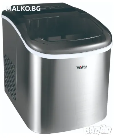 Ледогенератор Oliver Voltz OV 100W~120W, 12кг./24ч., 1.3л., Черен или Инокс, снимка 3 - Хладилници - 50004396
