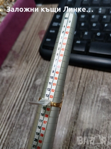 Нов Златен Пръстен 4.23гр., снимка 5 - Пръстени - 52710353