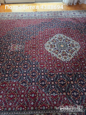 Персийски килим 4 м.  на 3 м., снимка 4 - Килими - 52746633