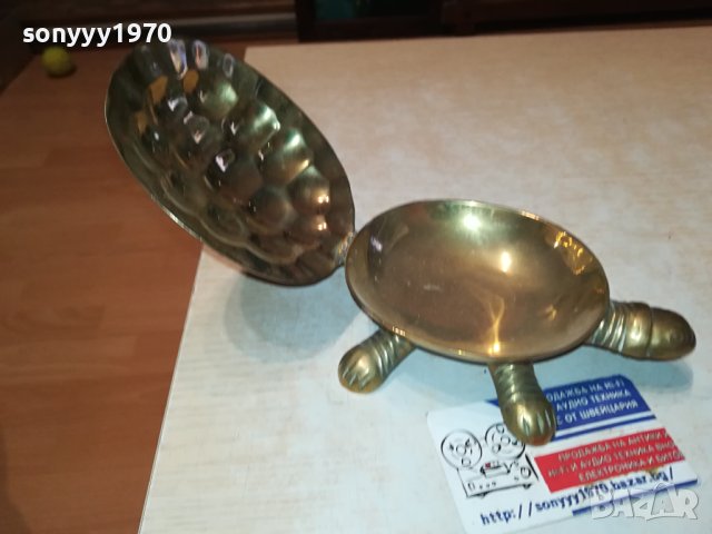 МЕД МЕСИНГ-КОСТЕНУРКА ОТ АНГЛИЯ 0201241758, снимка 5 - Колекции - 43625658