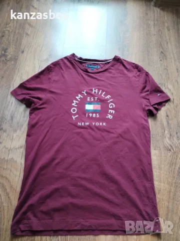 Tommy Hilfiger - страхотна мъжка тениска КАТО НОВА М, снимка 6 - Тениски - 49844238