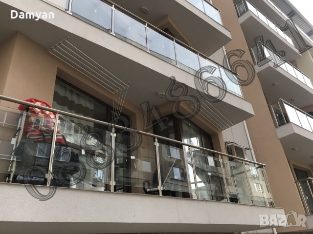 Таванен простор за сушене на дрехи (Метален), снимка 11 - Други стоки за дома - 28127381