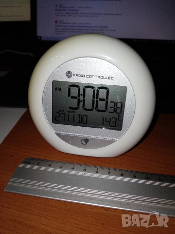 LCD часовник с календар,термометър и аларми., снимка 3 - Друга електроника - 52557098