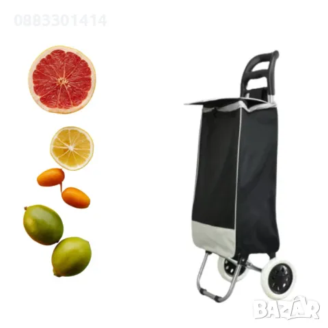 Пазарска количка с колела , снимка 2 - Чанти - 47628373