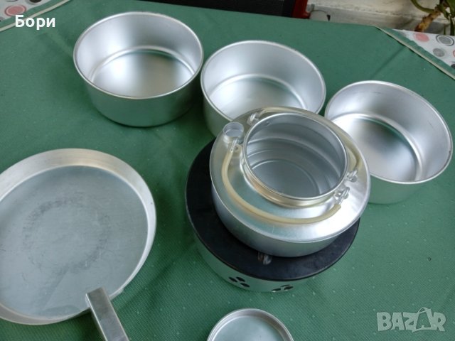 Стар Туристически комплект 6 в 1, снимка 3 - Газови котлони - 37111409