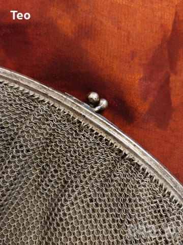 Старинна дамска сребърна чанта, снимка 6 - Антикварни и старинни предмети - 53454729