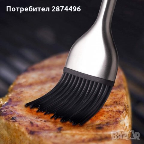 Домакинска силиконова четка със стоманена дръжка, снимка 8 - Други стоки за дома - 35355389